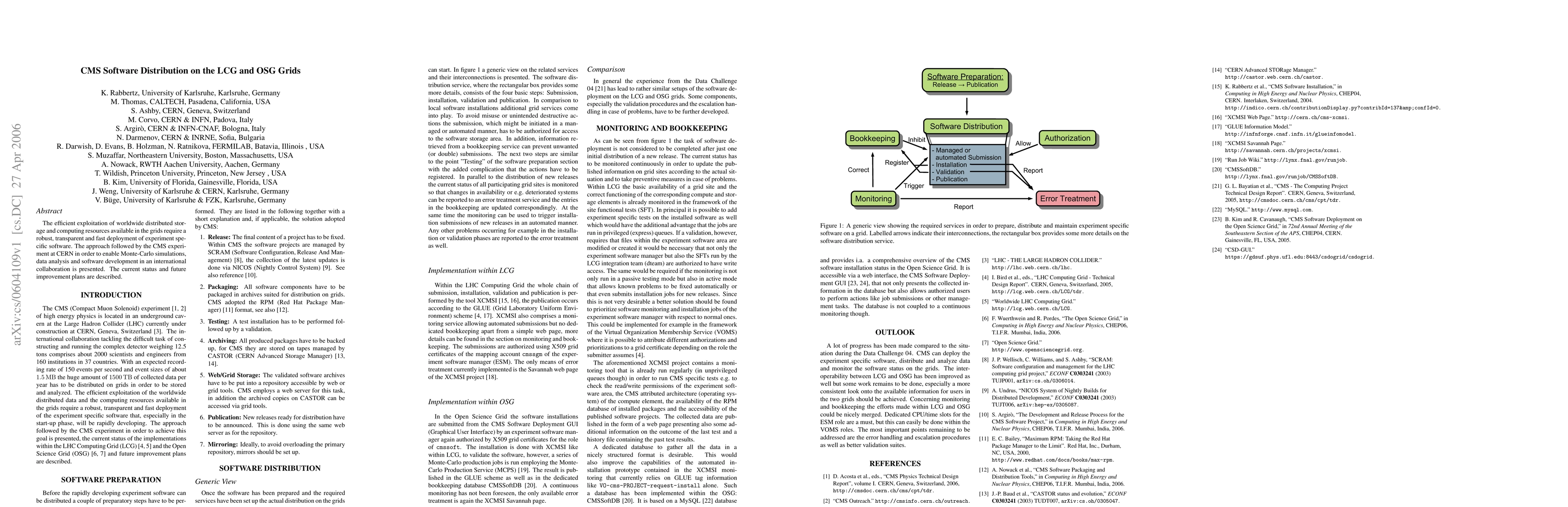 Thumbnail for CMS Software Distribution on the LCG and OSG Grids