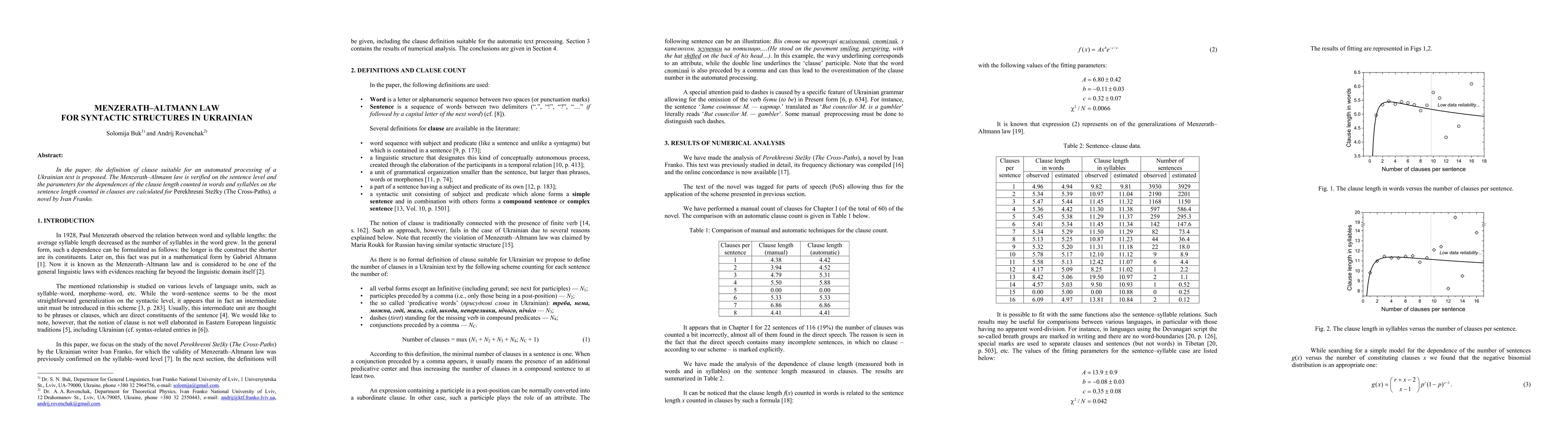 Thumbnail for Menzerath-Altmann Law for Syntactic Structures in Ukrainian