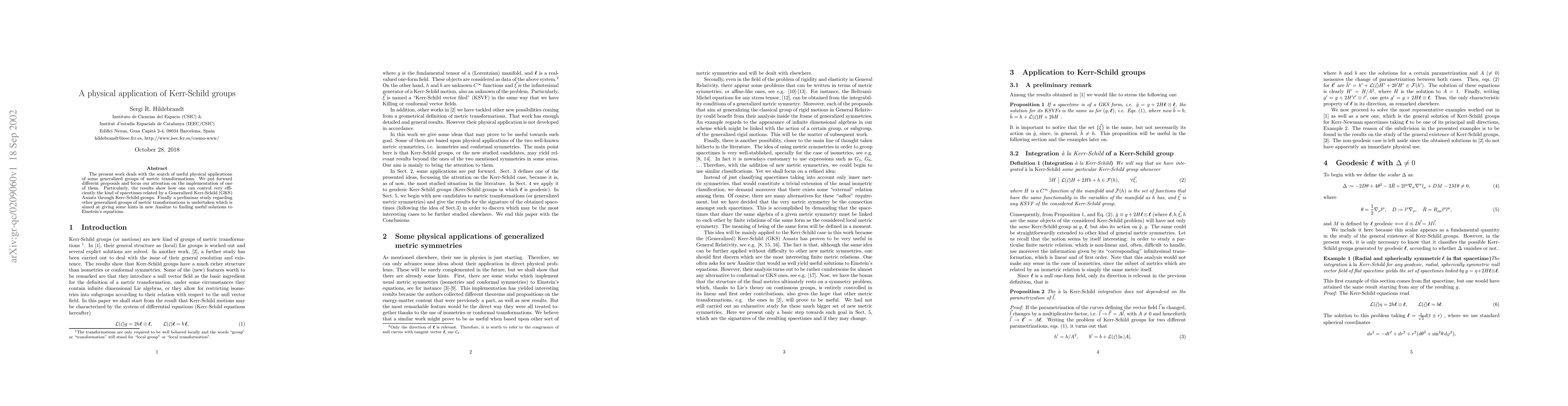 Thumbnail for A physical application of Kerr-Schild groups