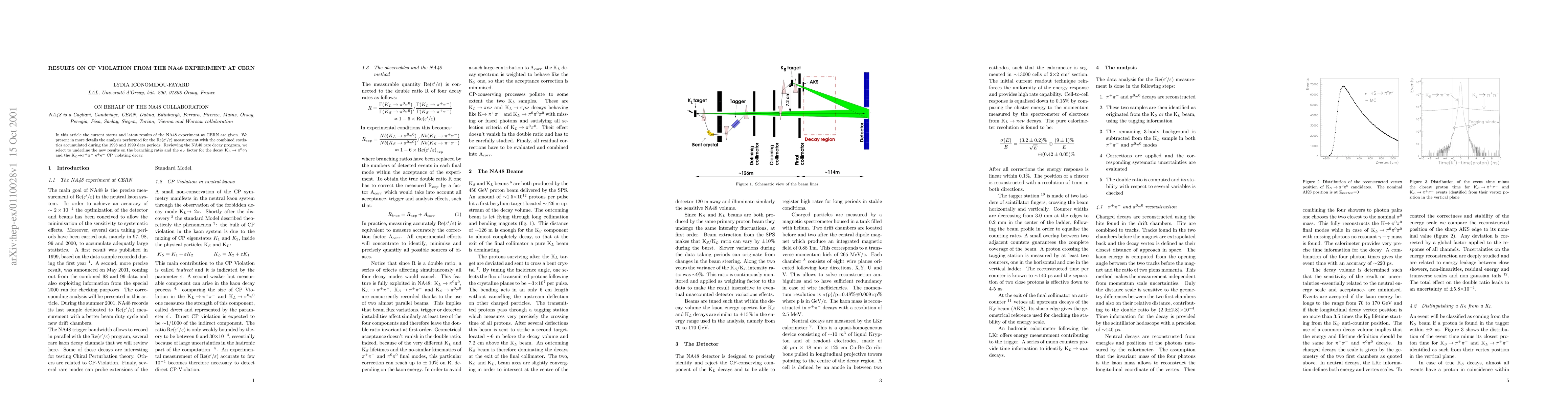 Thumbnail for Results on CP Violation from the NA48 experiment at CERN