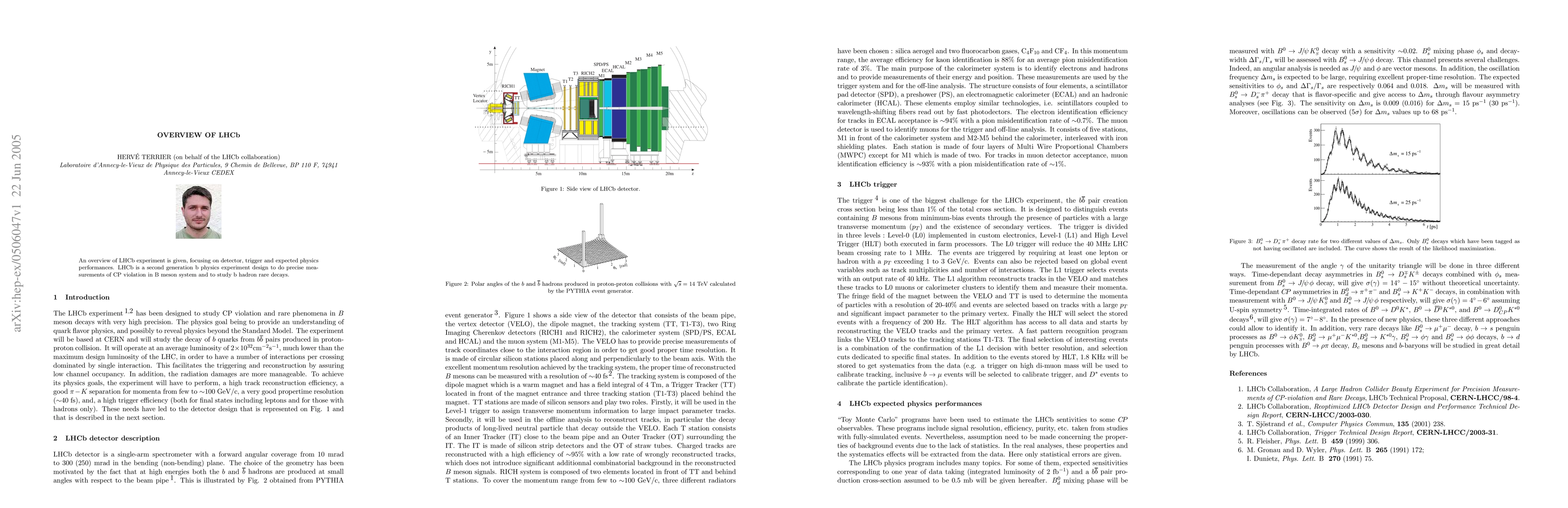 Thumbnail for Overview of LHCb