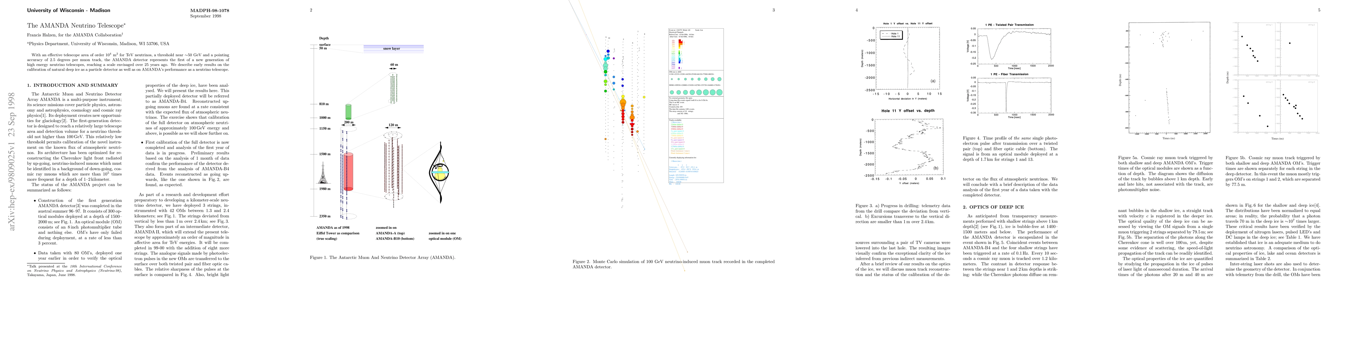 Thumbnail for The AMANDA Neutrino Telescope