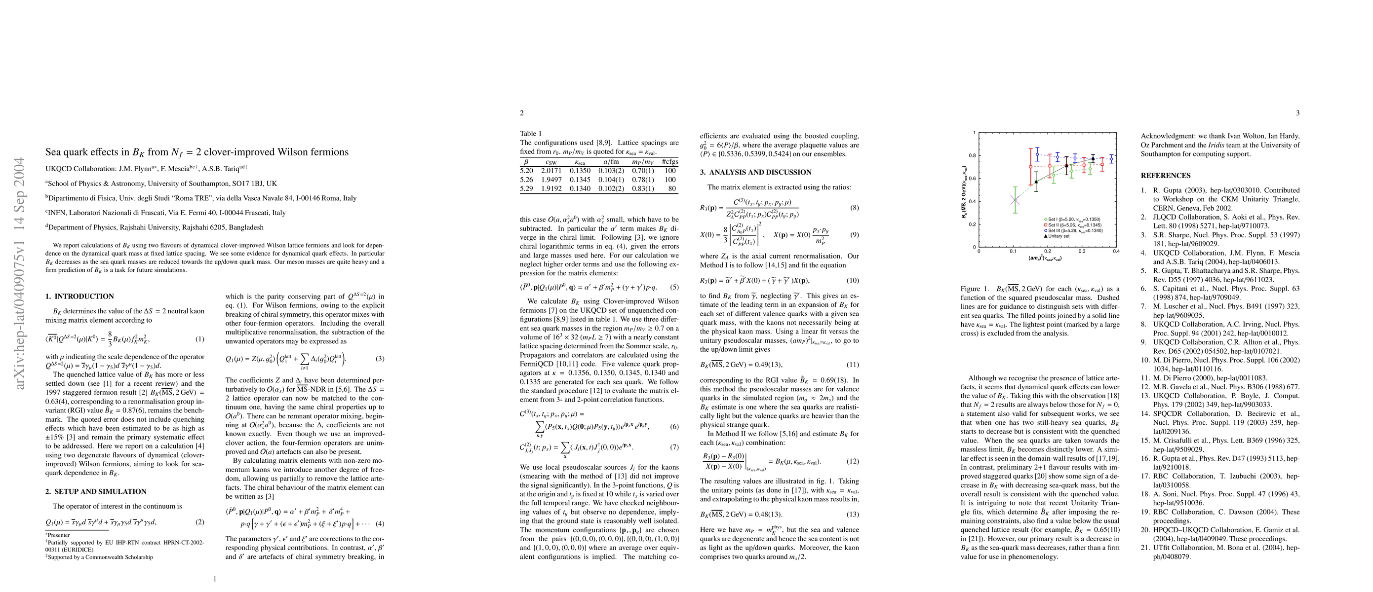 Thumbnail for Sea quark effects in B_K from N_f=2 clover-improved Wilson fermions