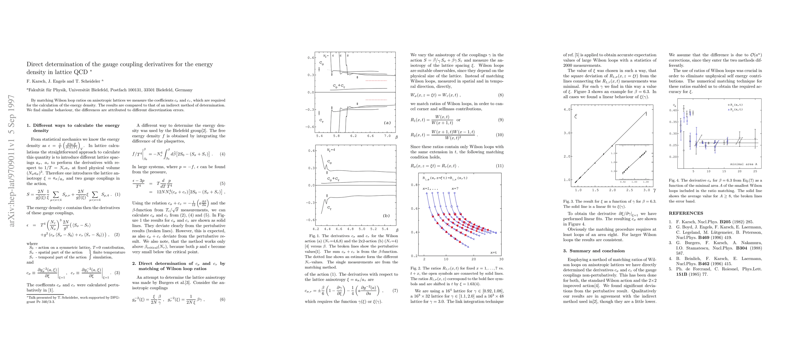 Thumbnail for Direct determination of the gauge coupling derivatives for the energy
  density in lattice QCD