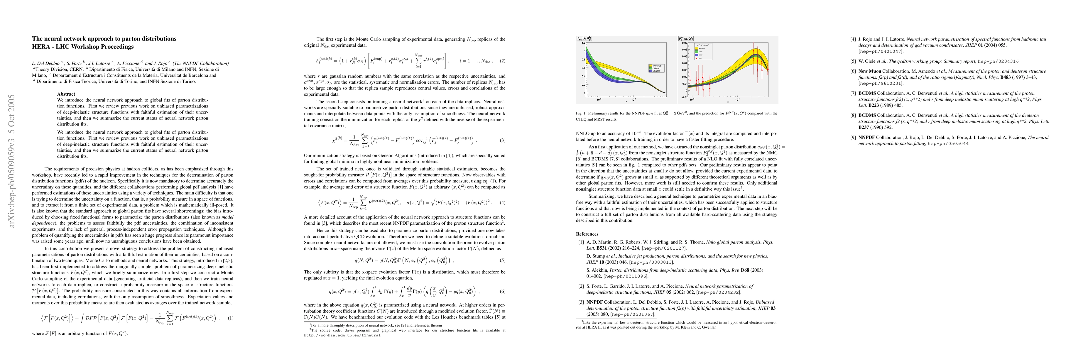 Thumbnail for The neural network approach to parton distributions