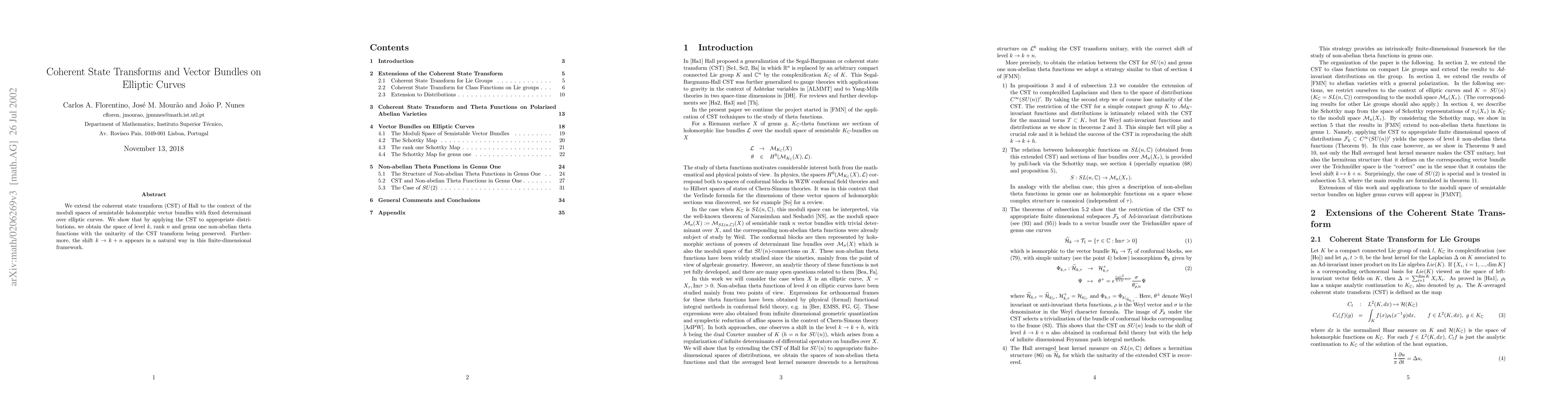 Thumbnail for Coherent State Transforms and Vector Bundles on Elliptic Curves