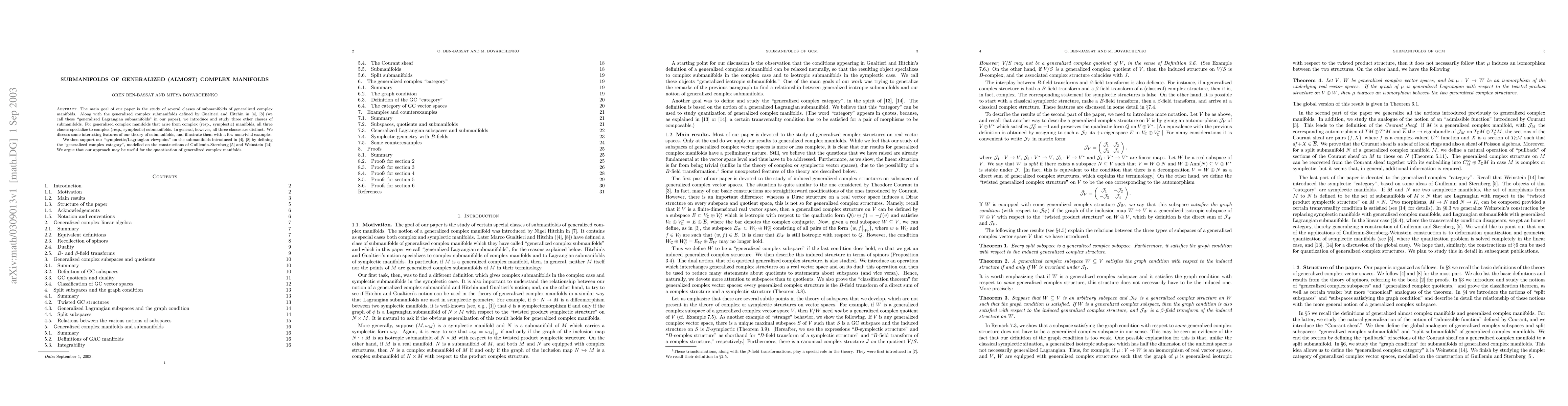Thumbnail for Submanifolds of generalized complex manifolds