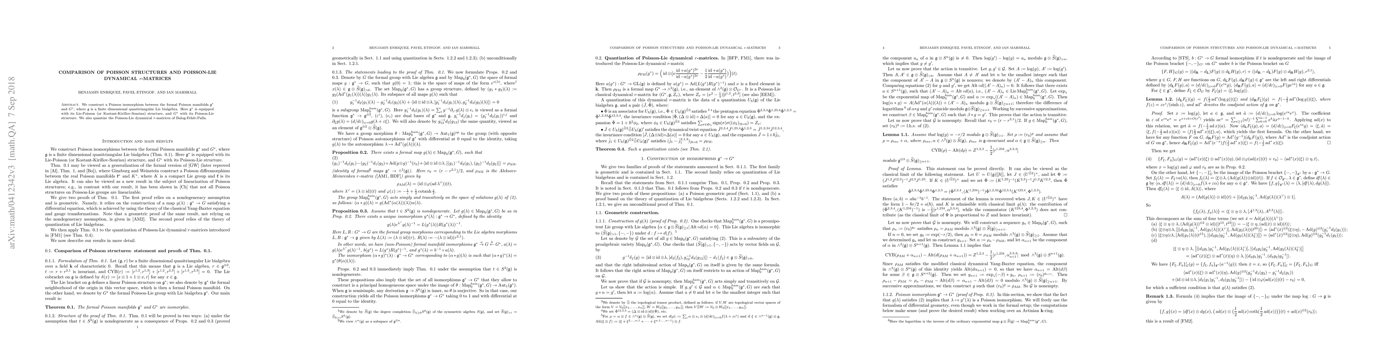 Thumbnail for Comparison of Poisson structures and Poisson-Lie dynamical r-matrices