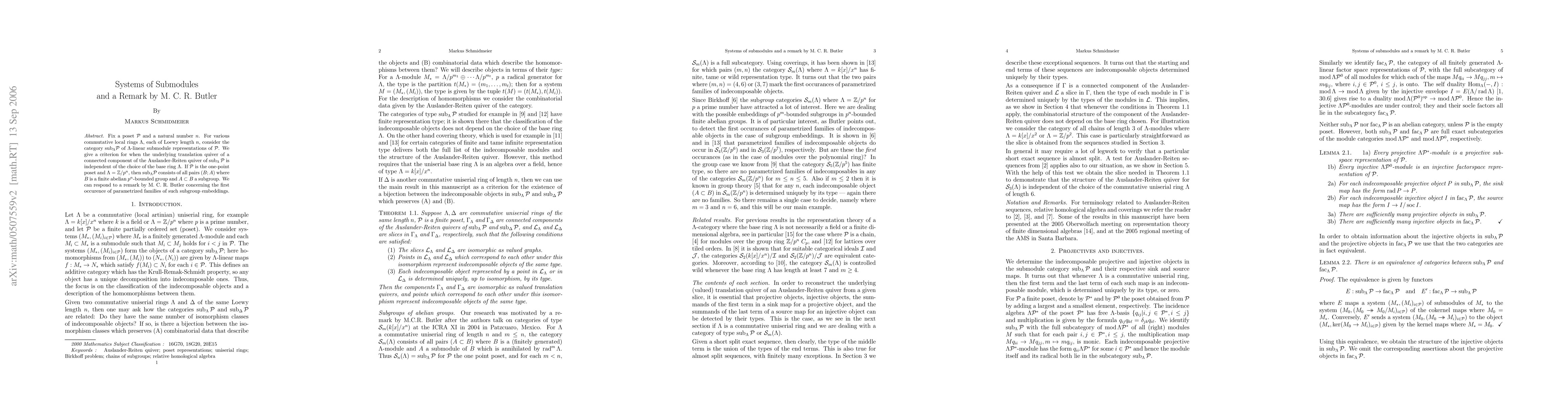 Thumbnail for Systems of submodules and a remark by M.C.R. Butler
