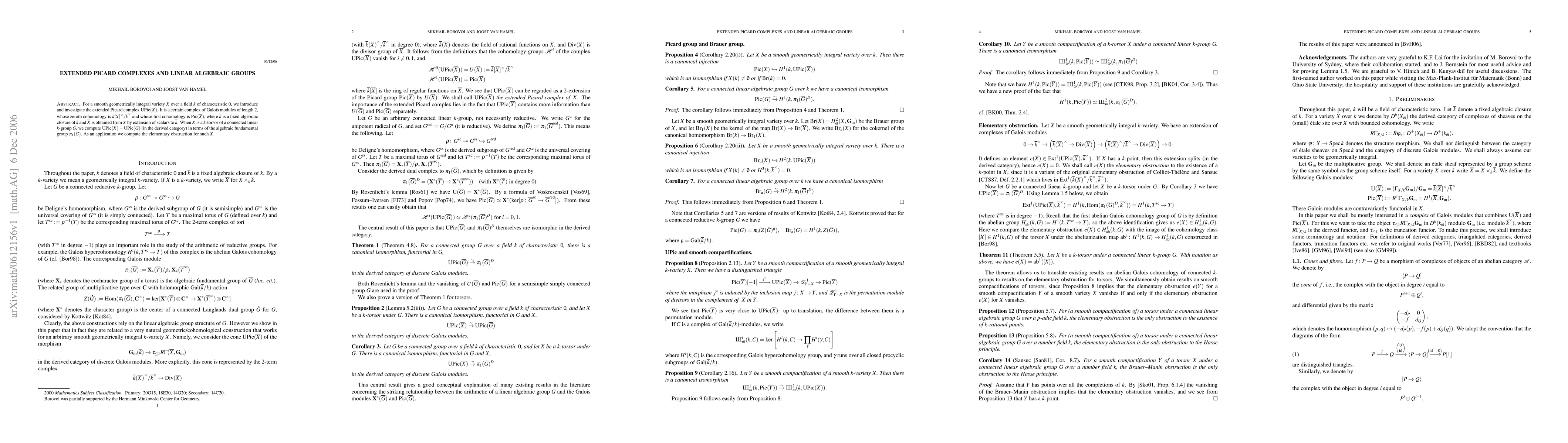 Thumbnail for Extended Picard complexes and linear algebraic groups