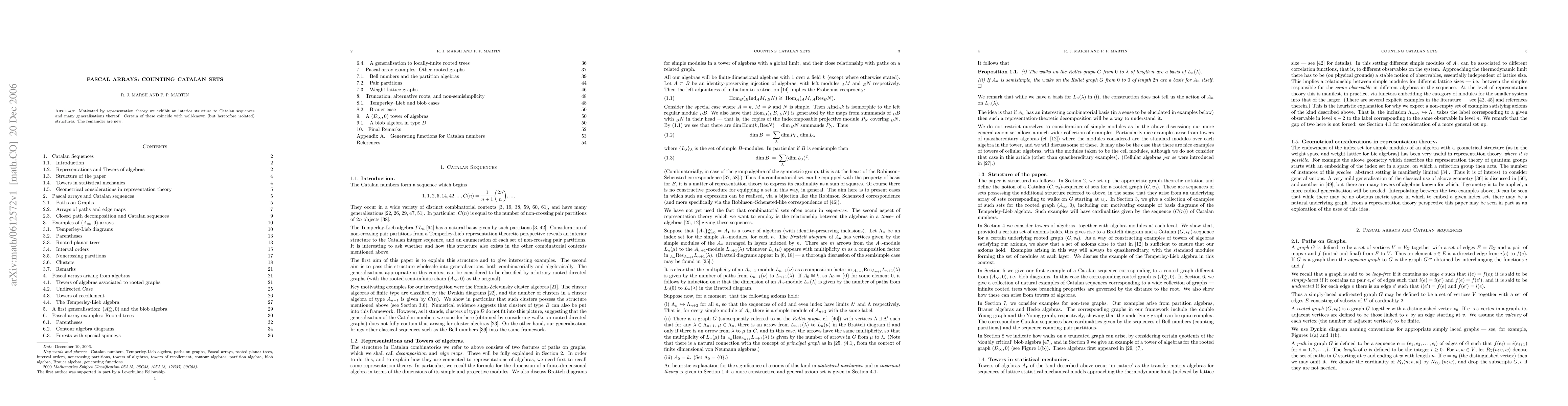 Thumbnail for Pascal arrays: counting Catalan sets