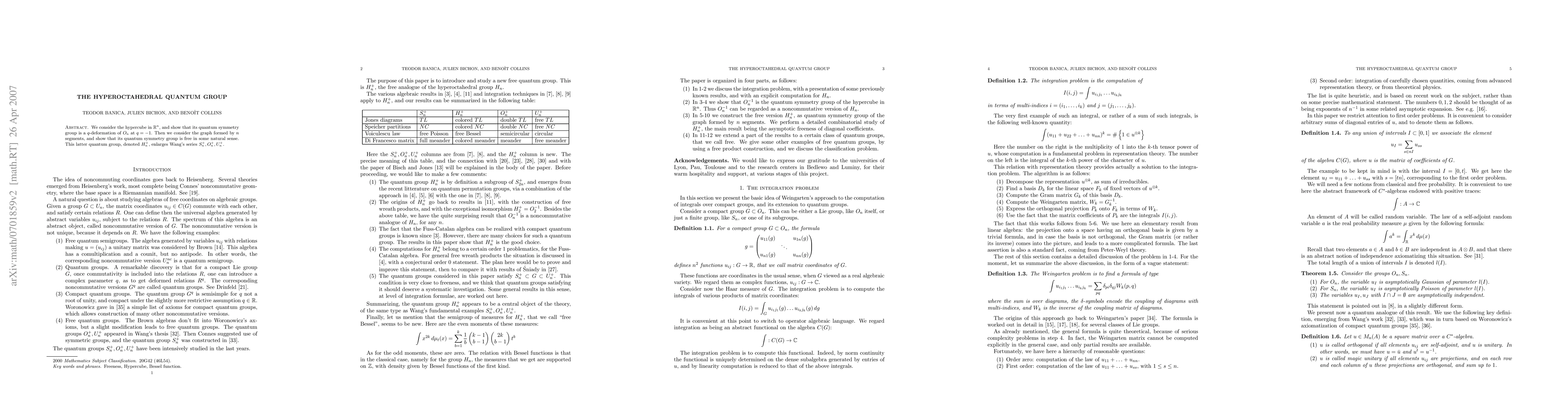 Thumbnail for The hyperoctahedral quantum group
