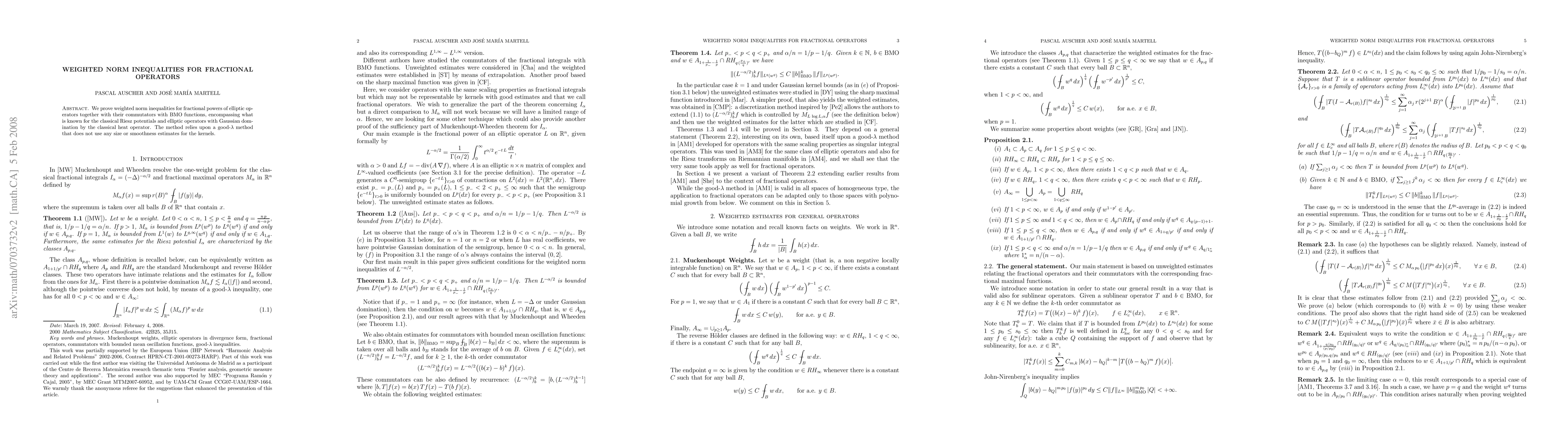 Thumbnail for Weighted norm inequalities for fractional operators]
