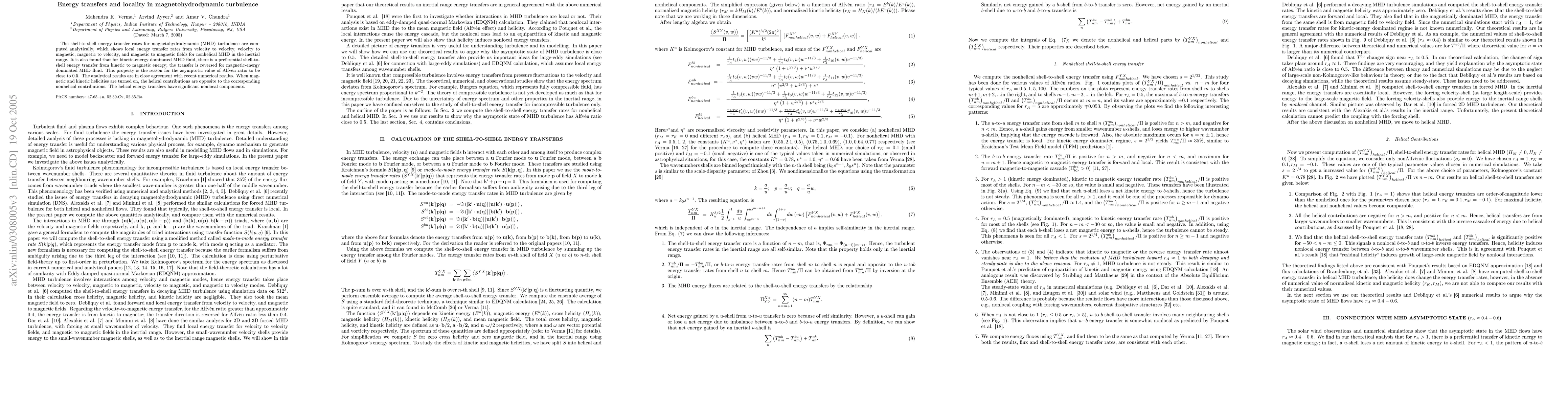 Thumbnail for Energy transfer and locality in magnetohydrodynamic turbulence