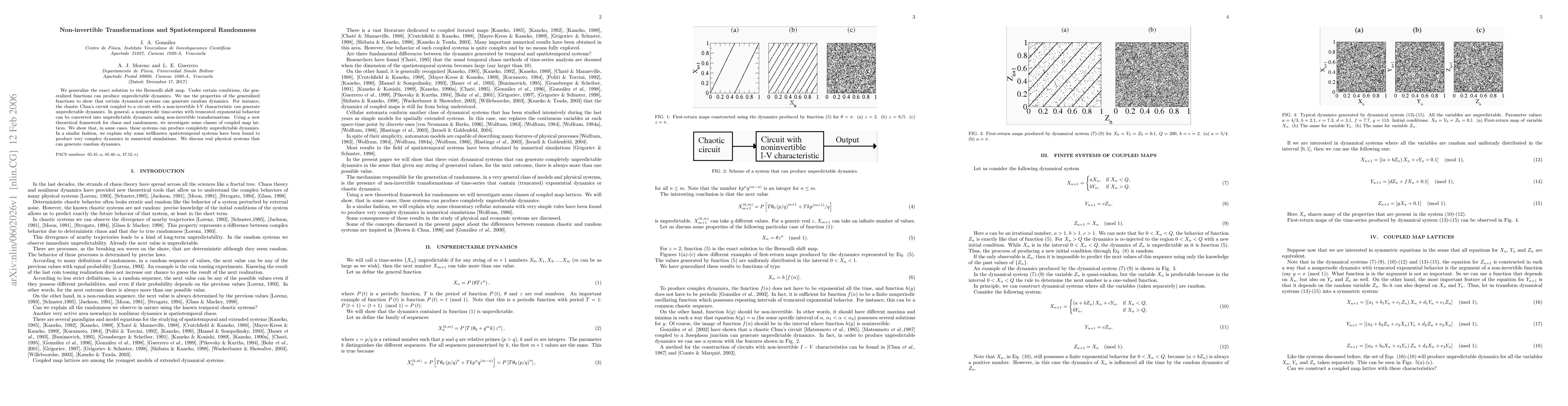 Thumbnail for Non-invertible transformations and spatiotemporal randomness