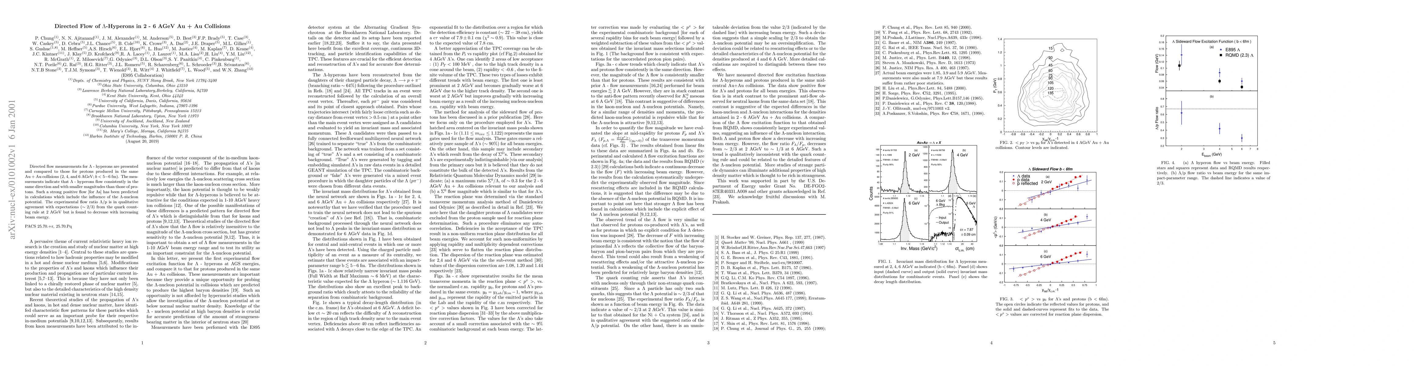 Thumbnail for Directed Flow of $\Lambda$-Hyperons in 2-6 AGeV Au+Au Collisions