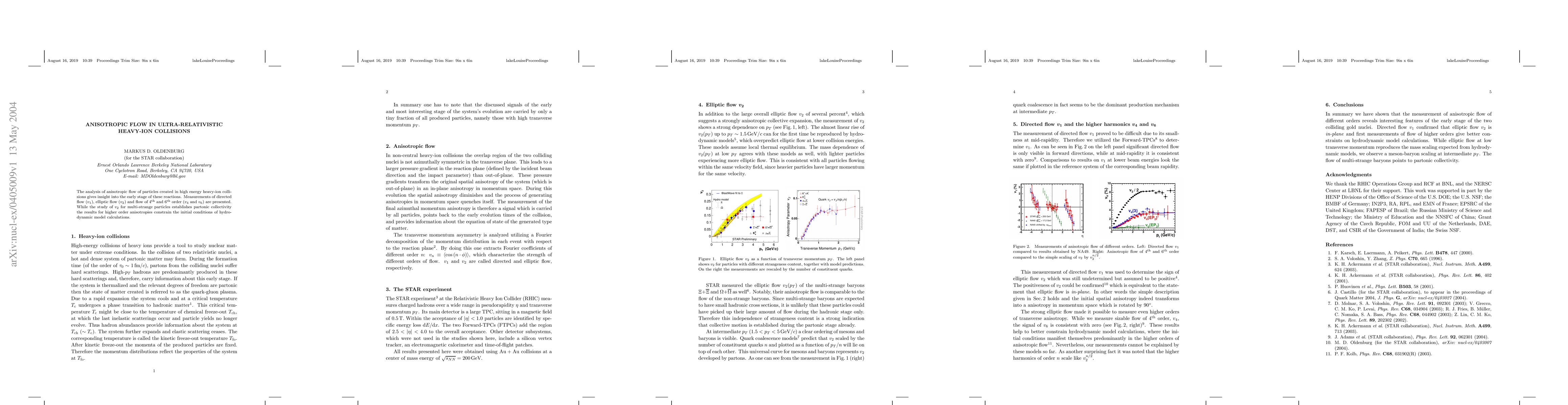 Thumbnail for Anisotropic Flow in Ultra-Relativistic Heavy-Ion Collisions