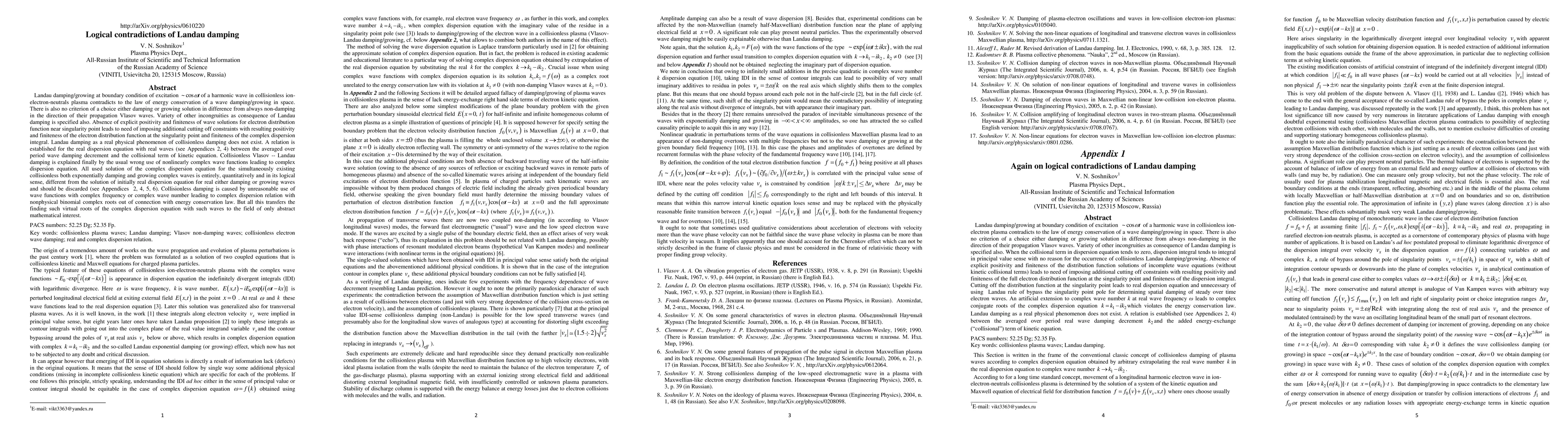 Thumbnail for Logical contradictions of Landau damping