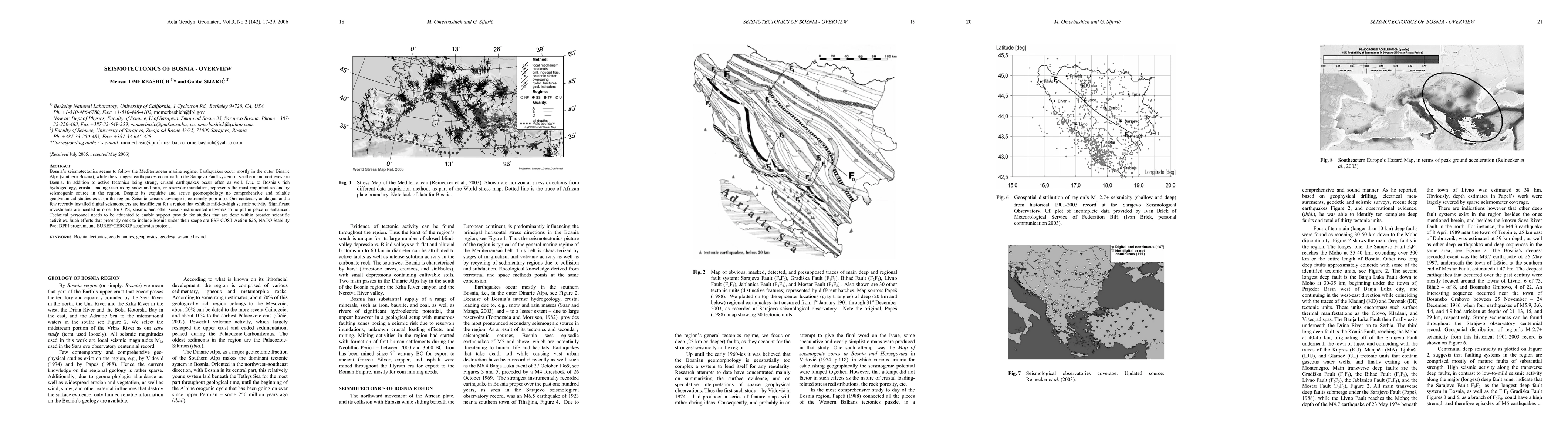Thumbnail for Seismotectonics of Bosnia - Overview