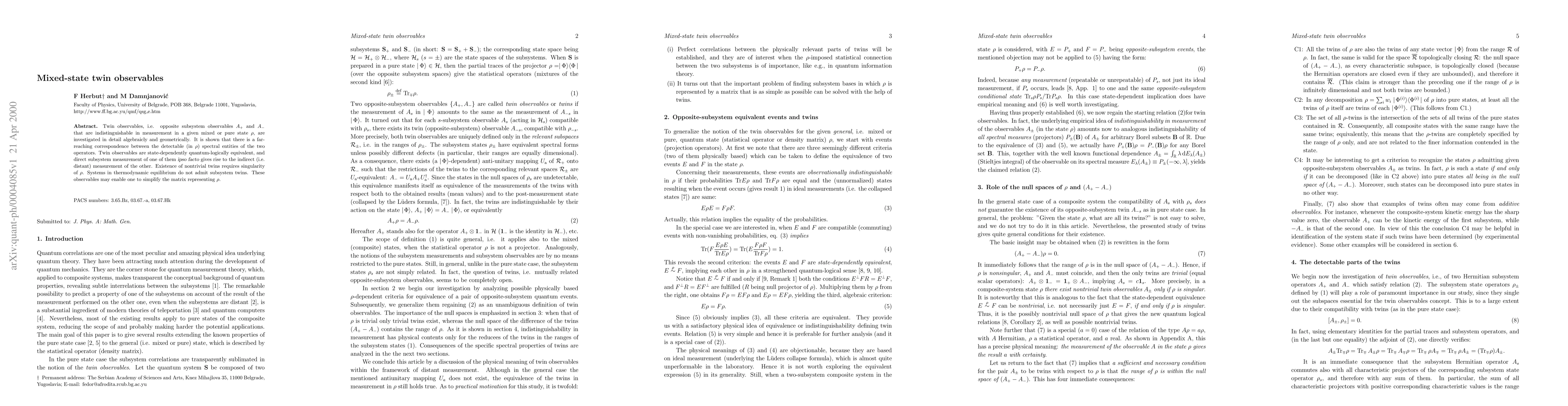 Thumbnail for Mixed-state twin observables
