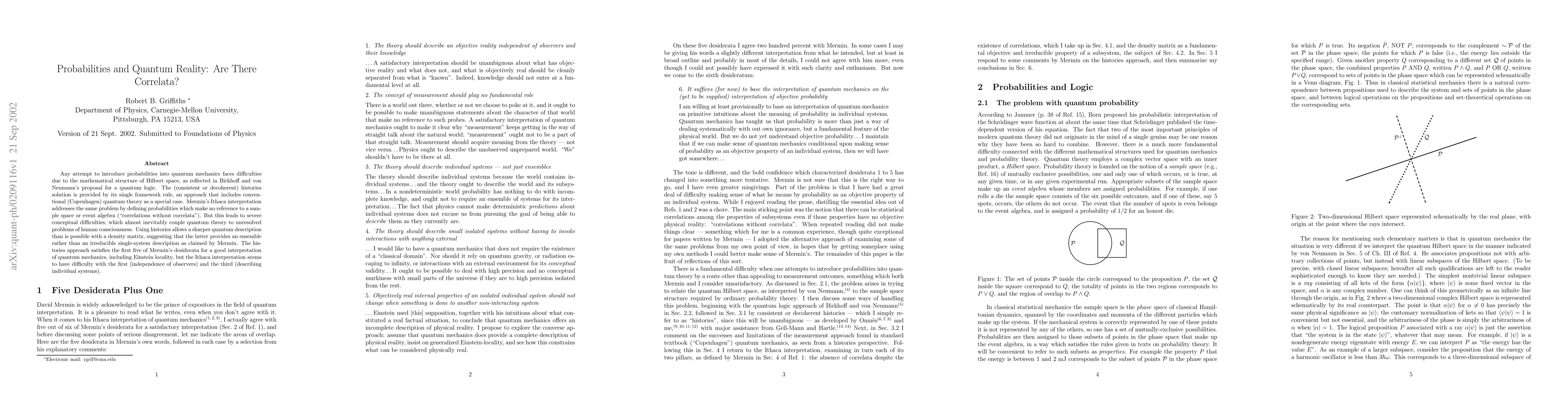 Thumbnail for Probabilities and Quantum Reality: Are There Correlata?