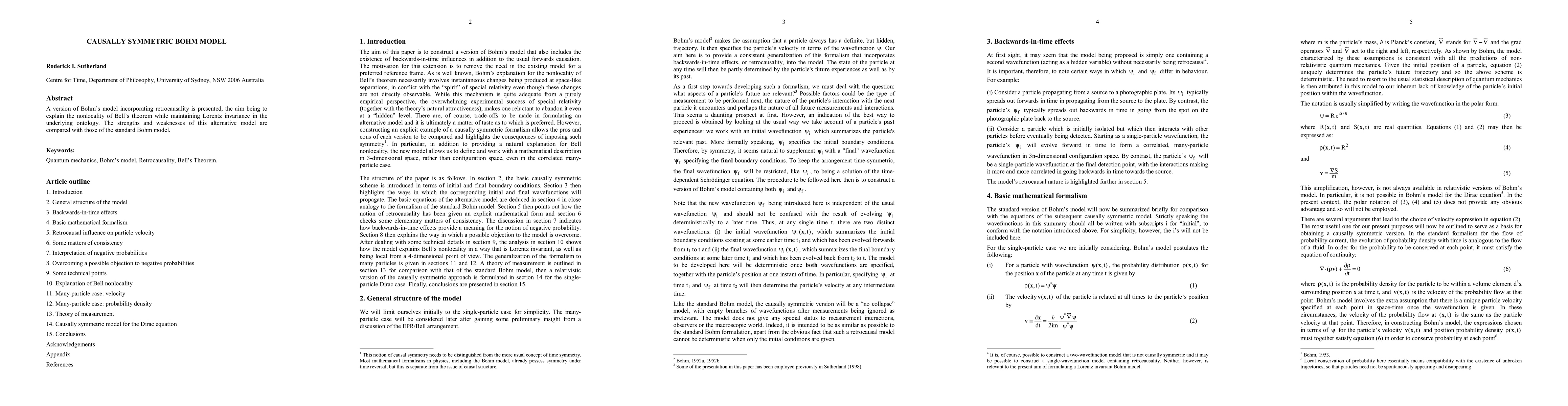 Thumbnail for Causally Symmetric Bohm Model