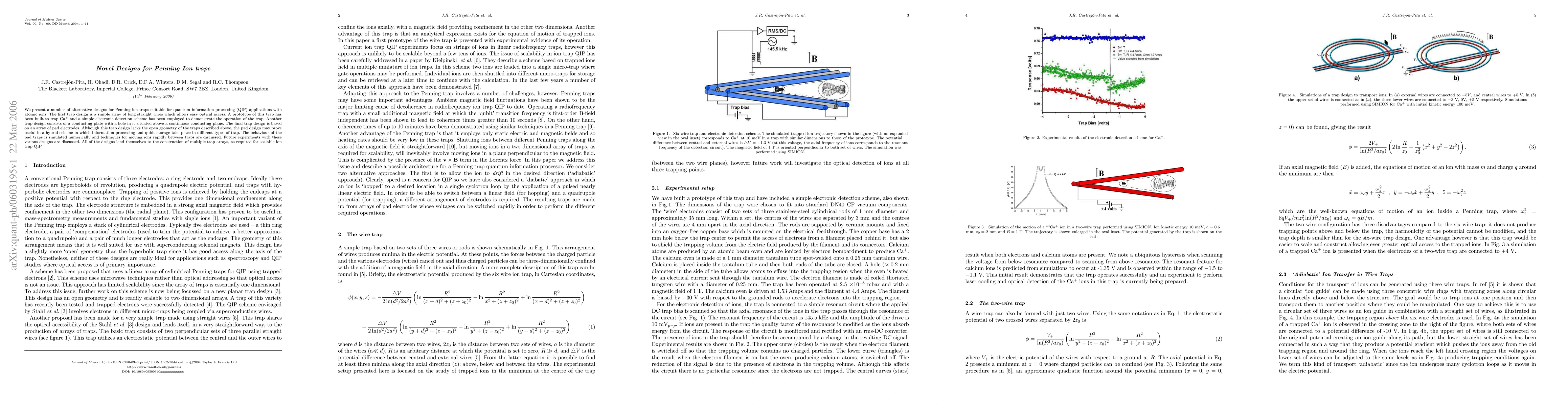 Thumbnail for Novel designs for Penning ion traps