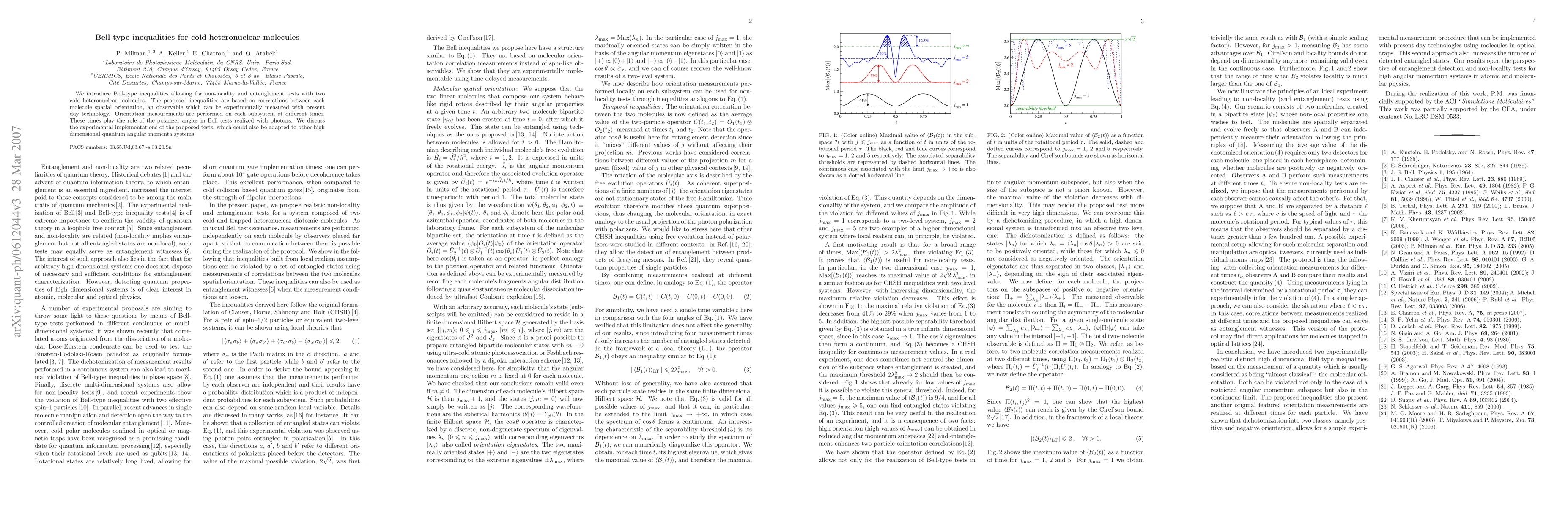 Thumbnail for Bell-type inequalities for cold heteronuclear molecules
