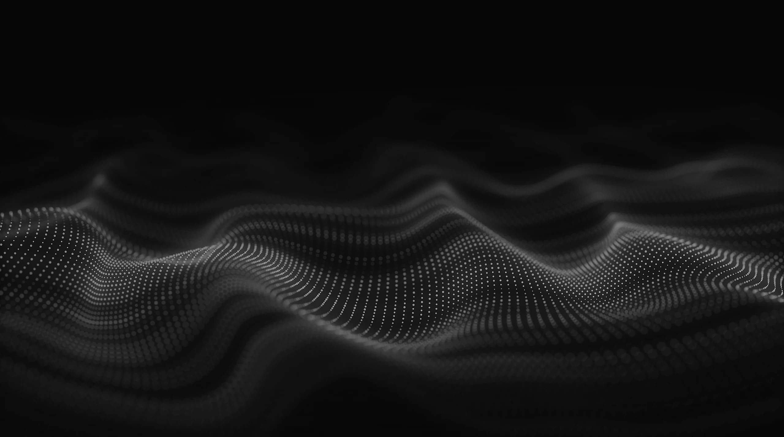 Abstrakter futuristische Hintergrund Weiche Linien bilden eine abstrakte Form auf schwarzem Hintergrund.
