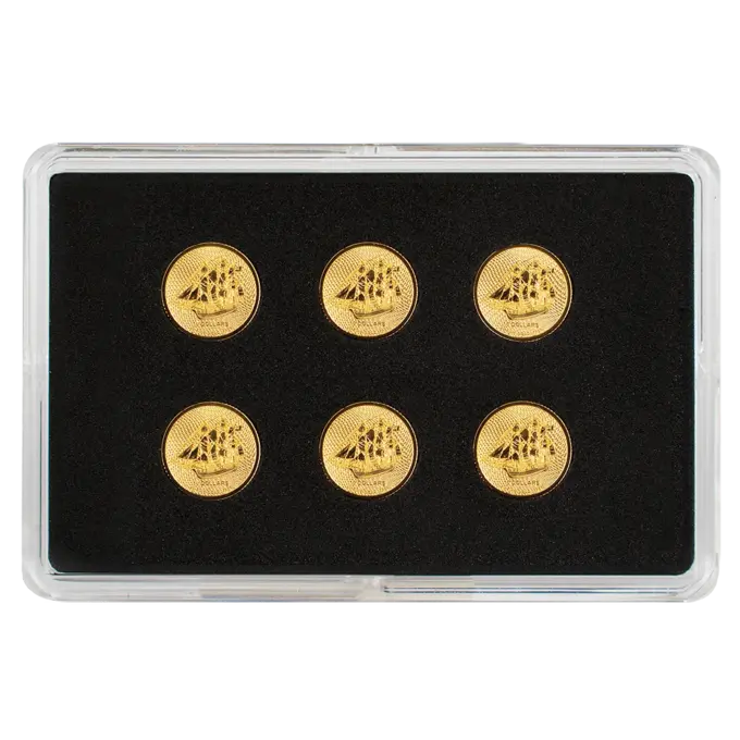 Gold Wallet Komplett Set 6er-Box