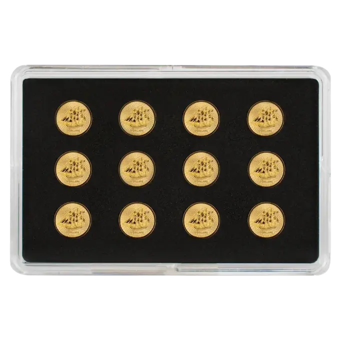 Gold Wallet Komplett Set 12er-Box