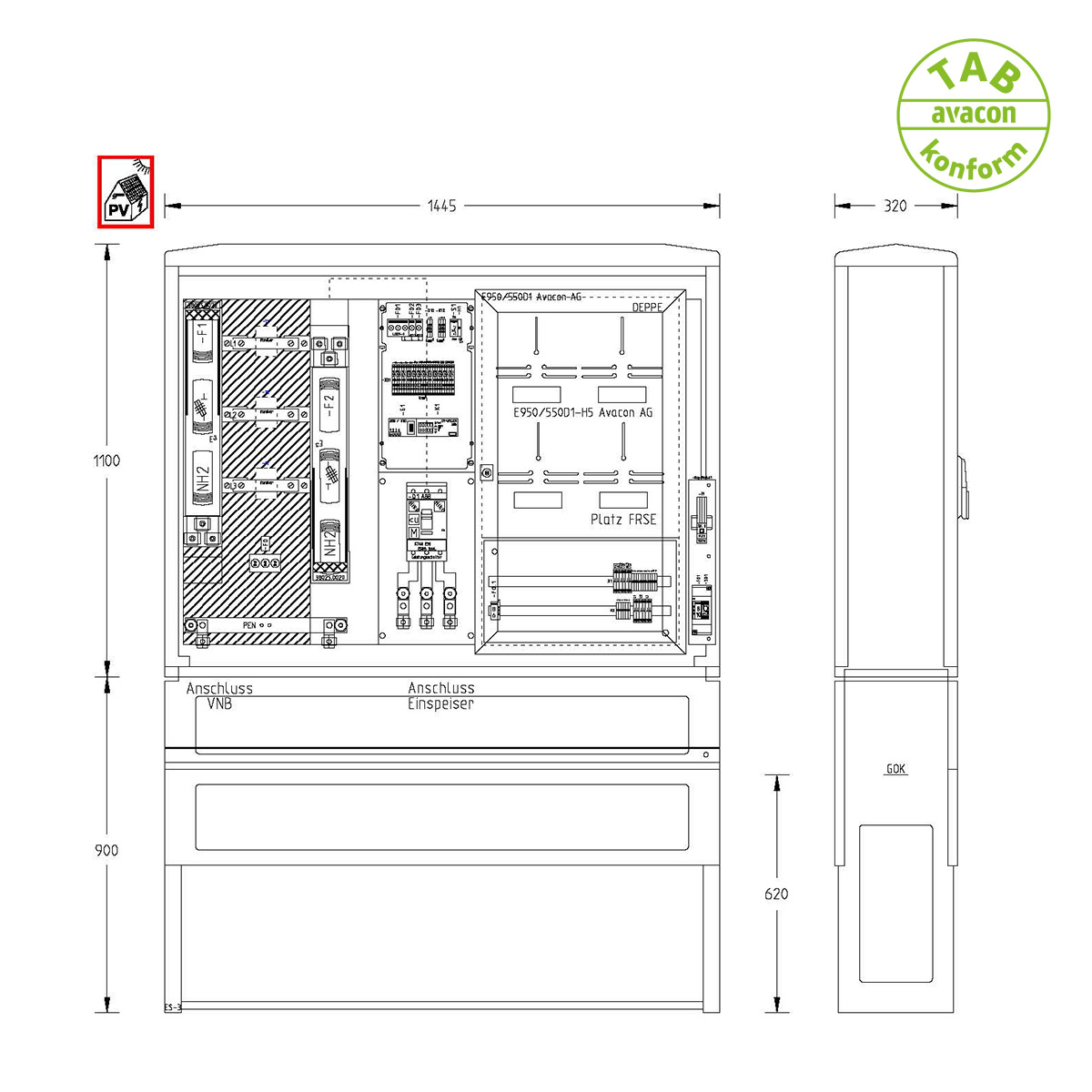 UESA ZAS Erzeugungsanlagen bis 135 kVA (Volleinspeisung)