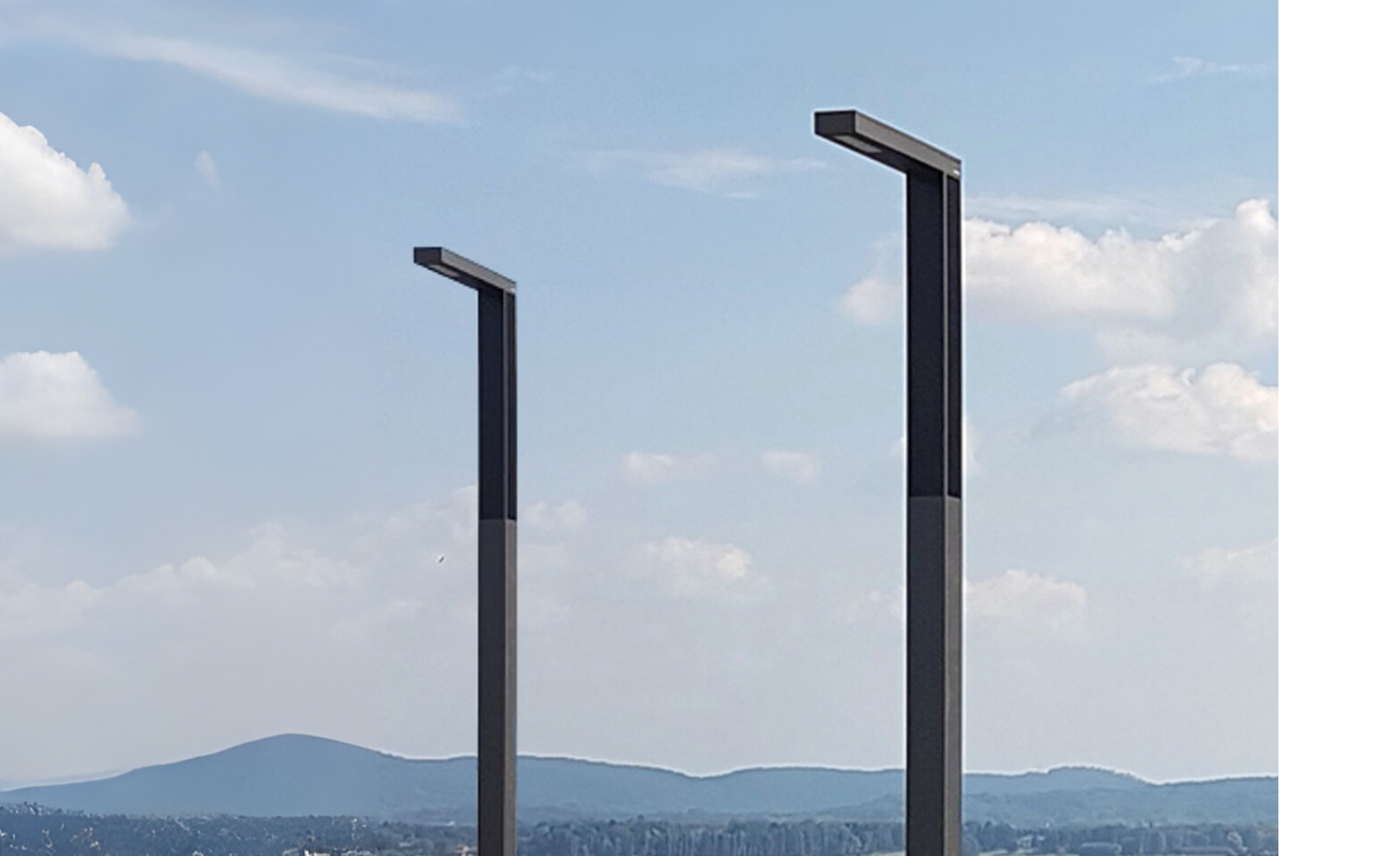 Duo-Set Solarleuchten Verticalis 150 Plus mit Bewegungssensor und Antenne