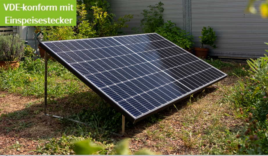 LM-G-Stahlb-gel-1_VDE EET LightMate G - Solarmodul mit Aufsteller, Balkonhaken oder Wandschienen