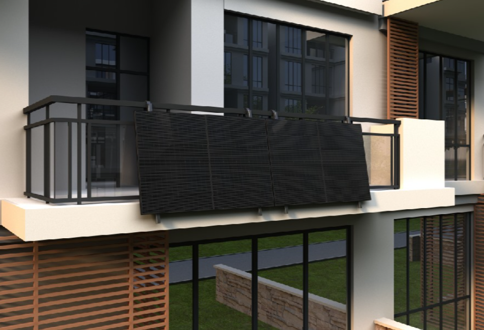 DAH / SunPact Solar Balkonkraftwerk – Innovatives All in One System mit integriertem Wechselrichter und zwei Modulen
