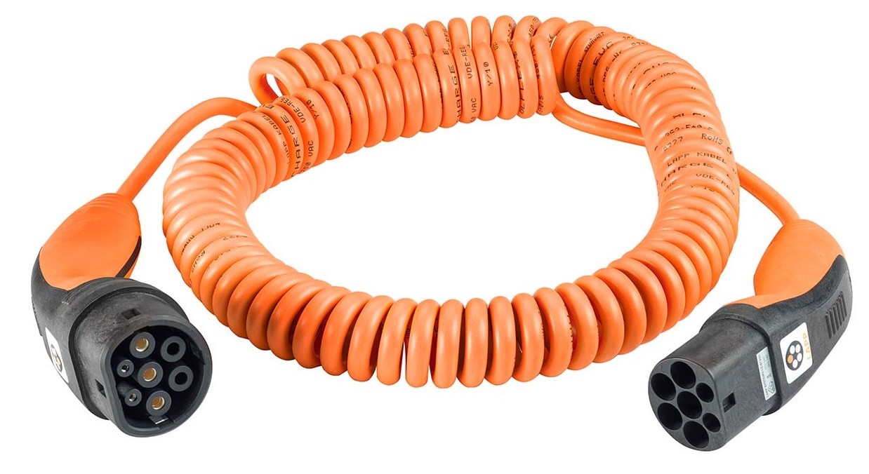 Lapp Ladekabel spiral  (bis 11  kW) Typ 2 - Typ 2 Lapp Ladekabel spiral  (bis 11  kW) Typ 2 - Typ 2
