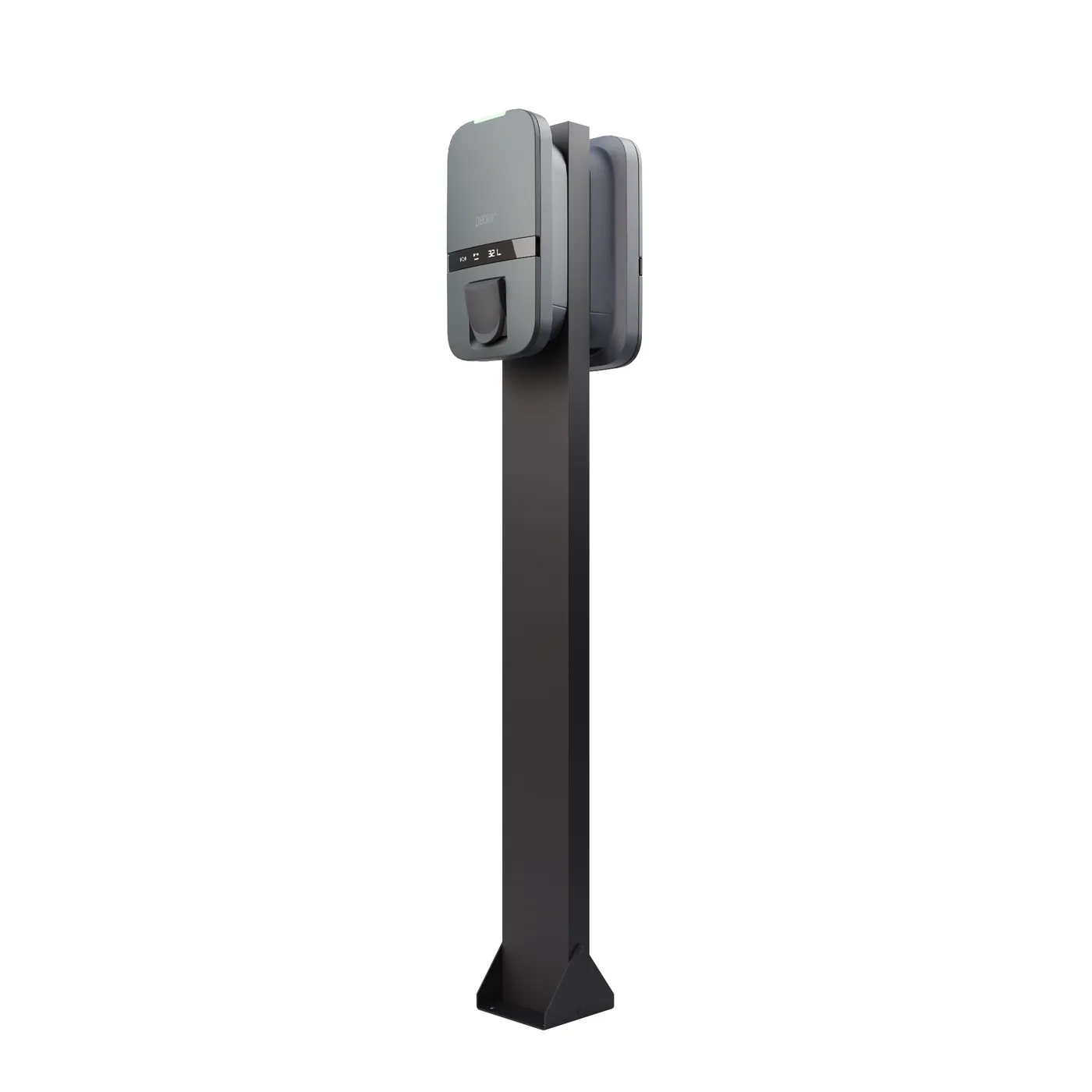 Peblar Dual Pole Floor Mount Standfuß für Peblar Wallbox Home/Business