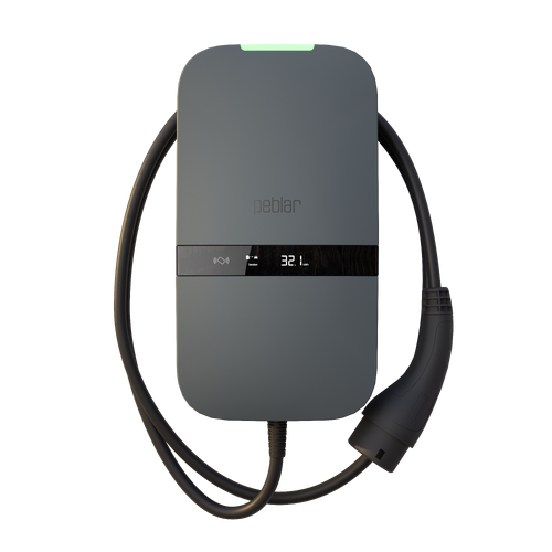 Peblar Business Wallbox mit Typ 2-Ladekabel (bis 22 kW, MID)