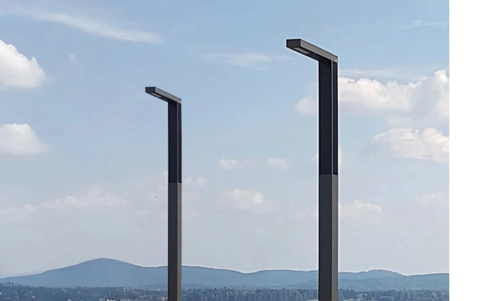 Duo-Set Solarleuchten Verticalis 150 Plus mit Bewegungssensor und Antenne