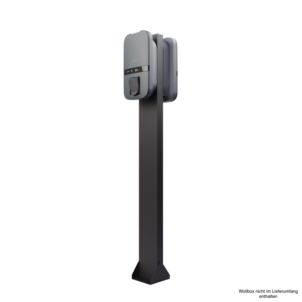 Peblar Dual Pole Floor Mount Standfuß für Peblar Wallbox Home/Business
