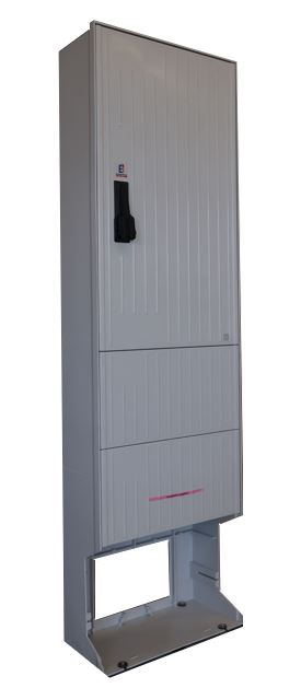 Zähleranschlusssäule für 2 Zählerpunkte