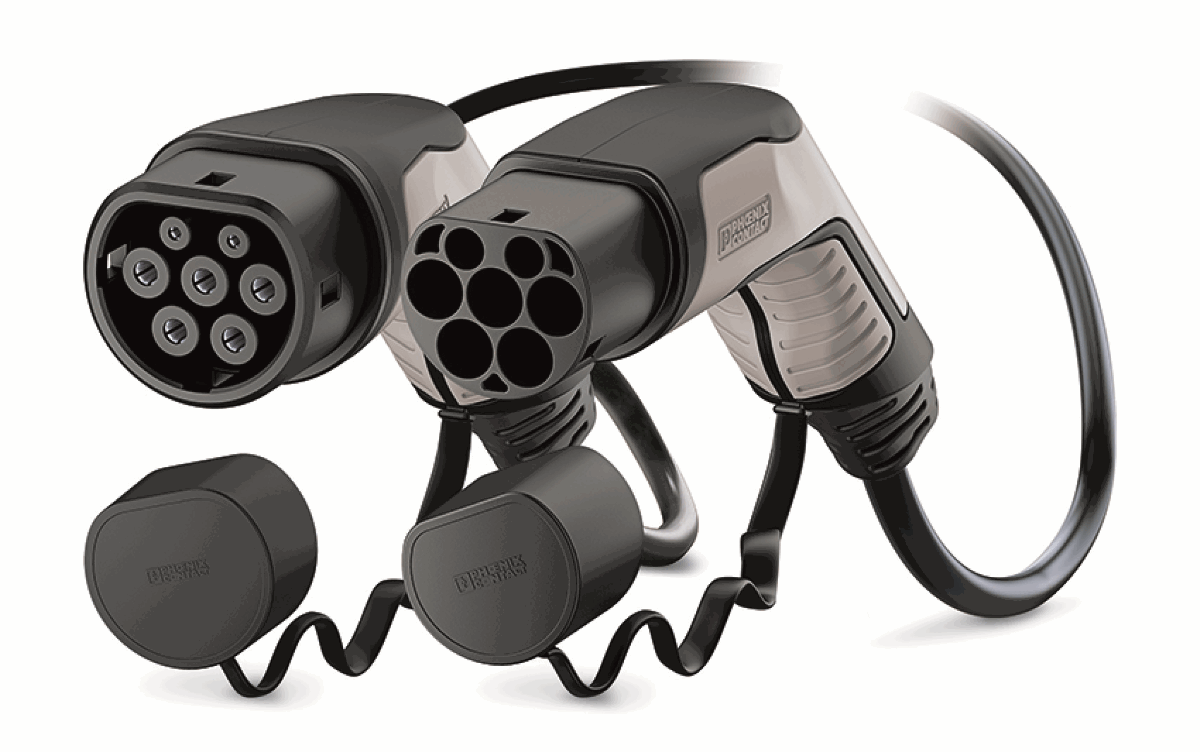 PHOENIX CONTACT Ladekabel Typ 2 - Typ 2 (11 kW) glatt