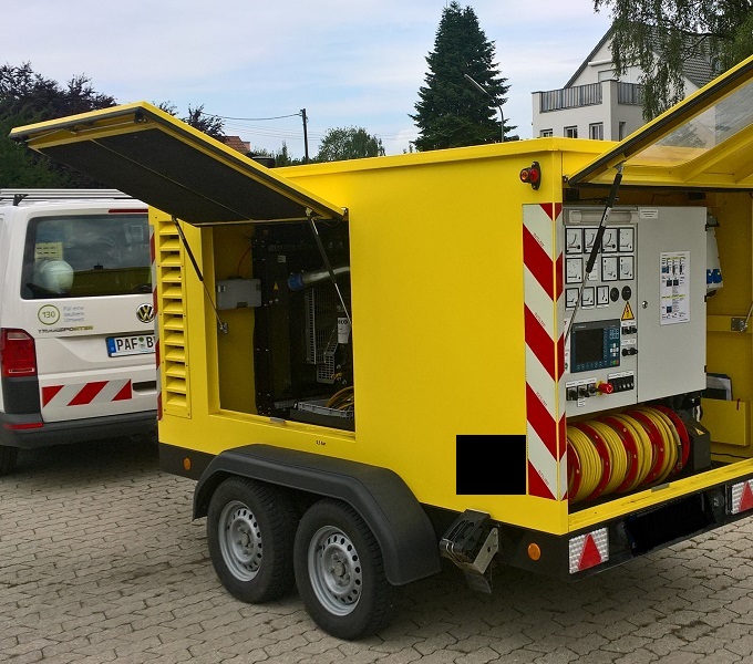Vermietung mobiler Stromerzeugungsanlagen
