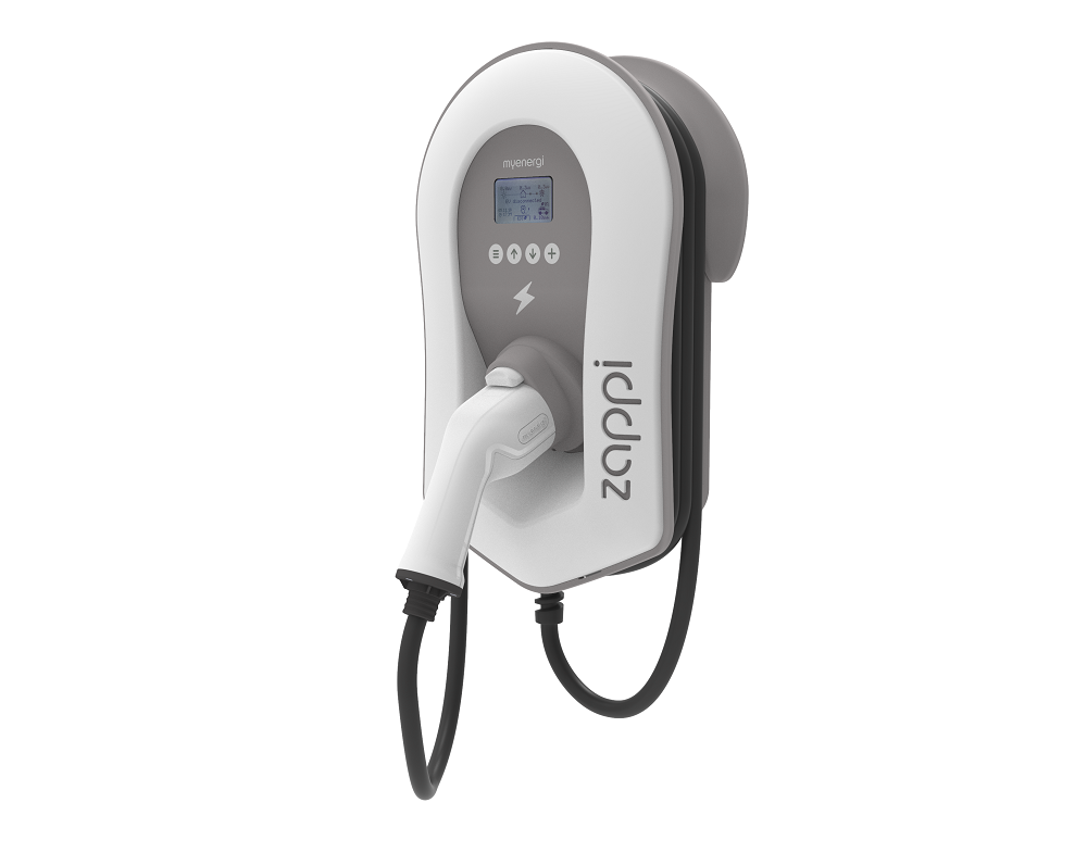 myenergi zappi Wallbox V2.1 (bis 22 kW) mit Typ 2-Ladekabel