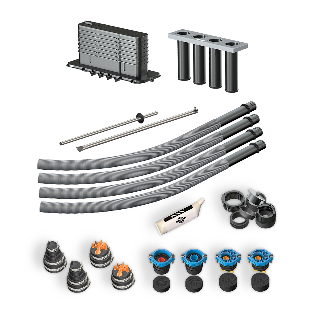 DOYMA Mehrspartenhauseinführung (BHP) Eco Gebäude ohne Keller