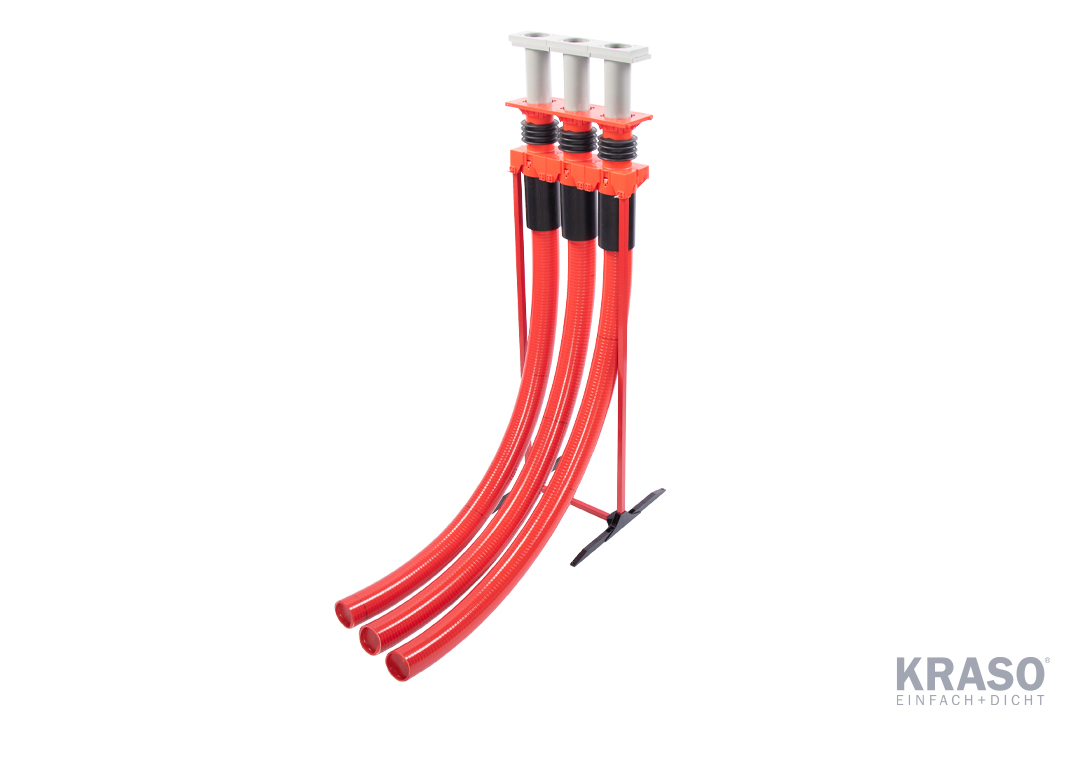 KRASO 3-Spartenhauseinführung BKP für Gebäude ohne Keller