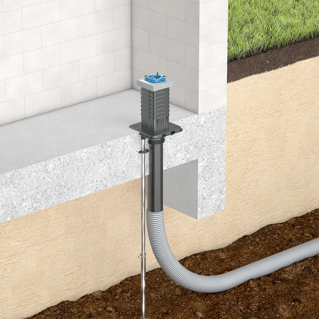 DOYMA Einspartenhauseinführung (Strom+TK / Wasser+TK) Gebäude ohne Keller