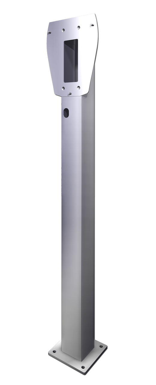 Heidelberg Edelstahlstele für die  Wallbox Energy Control und Bayernwerk PowerBox