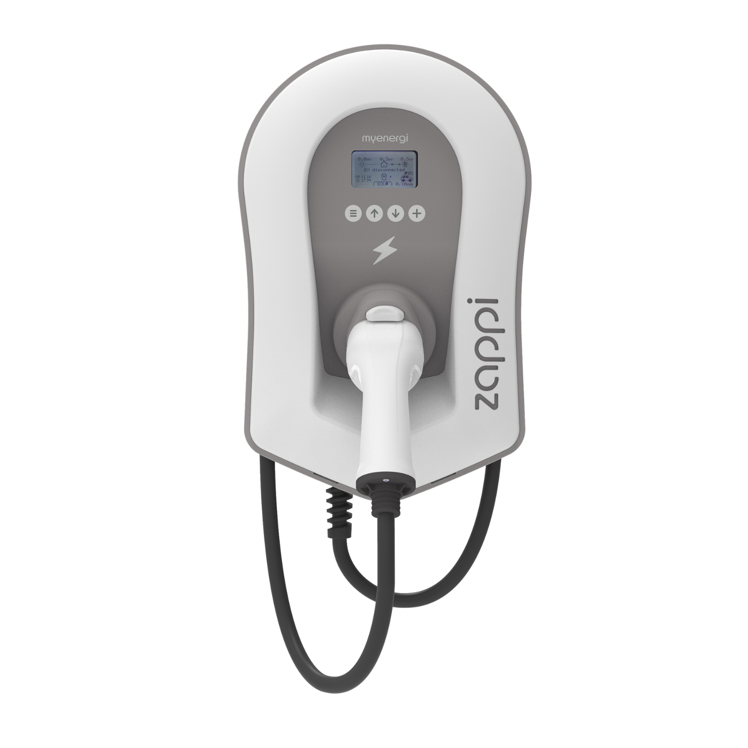 myenergi zappi Wallbox V2.1 (bis 22 kW) mit Typ 2-Ladekabel