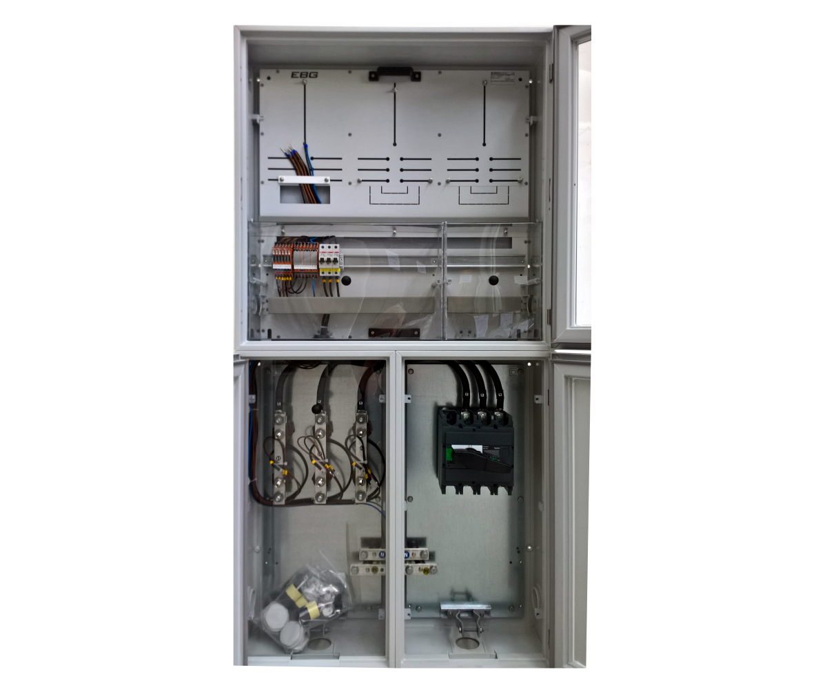 Wandlermessschrank Stahl